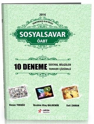 2016 ÖABT Sosyal Bilgiler Öğretmenliği Sosyal Savar Tamamı Çözümlü 10 Deneme