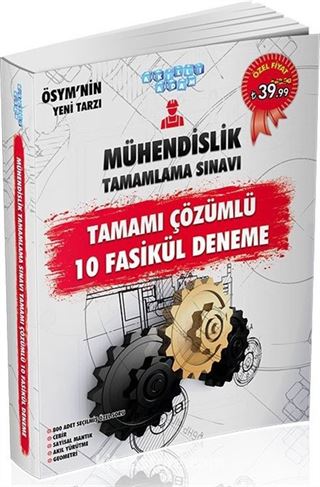 2016 Mühendislik Tamamlama Sınavı Tamamı Çözümlü 10 Fasikül Deneme