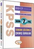 2017 KPSS Genel Yetenek Genel kültür Son 7 Yıl Tamamı Çözümlü Çıkmış Sorular