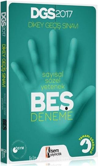 2017 DGS Sayısal Sözel Yetenek Tamamı Çözümlü 5 Deneme Sınavı