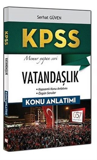 2017 KPSS Vatandaşlık Memur Yapan Serisi Kapsamlı Konu Anlatımlı Özgün Sorular