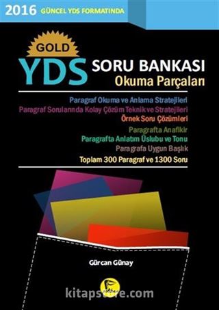 Gold YDS Soru Bankası Cümle ve Paragraf