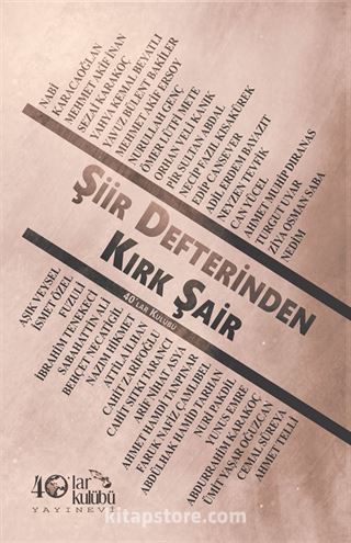 Şiir Defterinden Kırk Şair