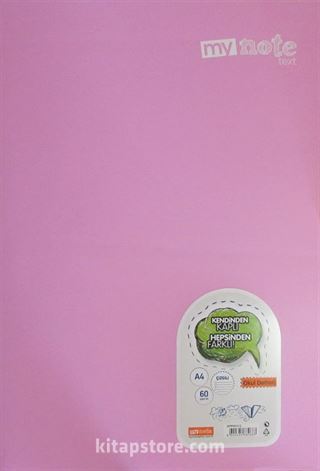 Mynote Okul Defteri (Düz Çizgili -A4 - 60 Yp.)
