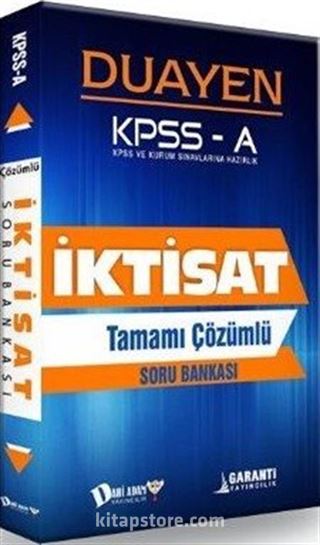 KPSS A İktisat Duayen Soru Bankası