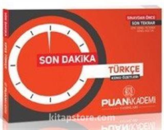 2016 KPSS Türkçe Son Dakika Ders Notları