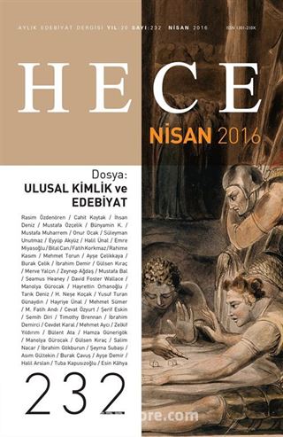 Sayı:232 Nisan 2016 Hece Aylık Edebiyat Dergisi