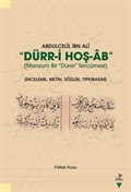 Abdulcelil İbn Ali 'Dürr-İ Hoş-Ab' (Manzum Bir 'Dürer' Tercümesi)