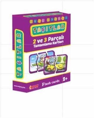 Okul Öncesi Taşıtlar (Eğitici Flash Card)