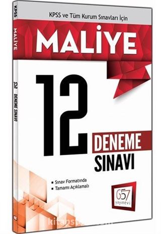 2017 KPSS A Grubu Maliye 12 Deneme Sınavı
