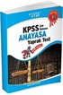 KPSS Lise-Ön Lisans Anayasa Yaprak Test