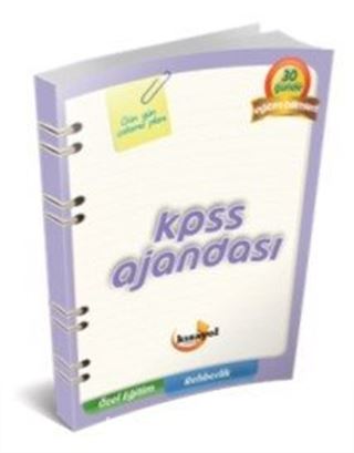 KPSS Ajandası Eğitim Bilimleri Rehberlik ve Özel Eğitim