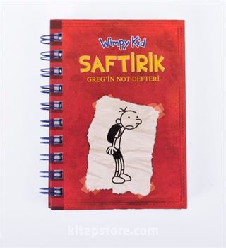 Saftirik Wimpy Kid A6 Sert Kapak Spiralli Bloknot Not Defteri (SFT201)