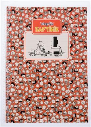 Saftirik Wimpy Kid A4 Düz Çizgili Okul Defteri (SFT313)