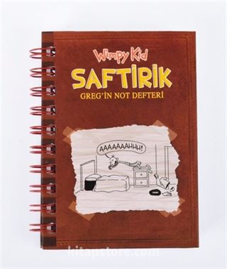 Saftirik Wimpy Kid A6 Sert Kapak Spiralli Bloknot Not Defteri (SFT207)