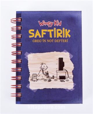 Saftirik Wimpy Kid A6 Sert Kapak Spiralli Bloknot Not Defteri (SFT202)