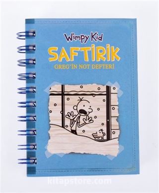 Saftirik Wimpy Kid A6 Sert Kapak Spiralli Bloknot Not Defteri (SFT206)