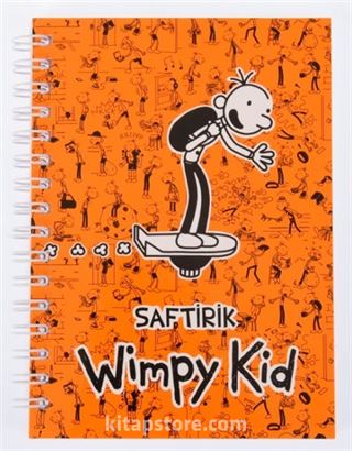 Saftirik Wimpy Kid A6 Karton Kapak Spiralli Bloknot (SFT283)