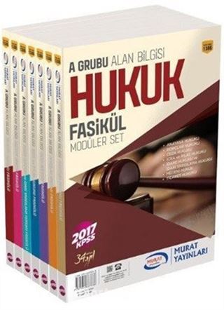 2017 KPSS A Grubu Hukuk Fasikül Modüler Set