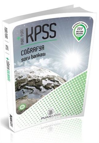 2017 KPSS Puan Puan Coğrafya Soru Bankası