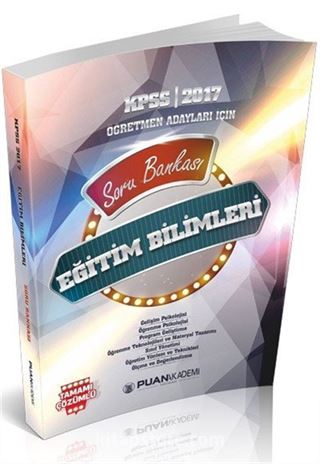 2017 KPSS Eğitim Bilimleri Soru Bankası Öğretmen Adayları İçin