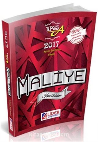 2017 KPSS A Maliye Konu Anlatımı