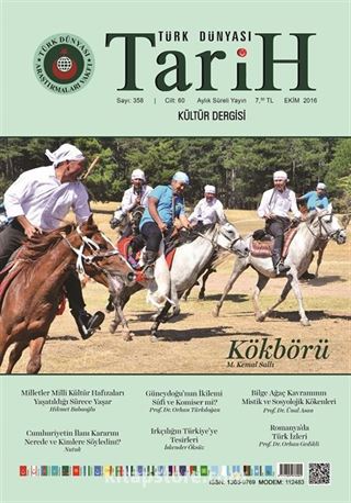 Türk Dünyası Araştırmaları Vakfı Dergisi Ekim 2016 / Sayı:358
