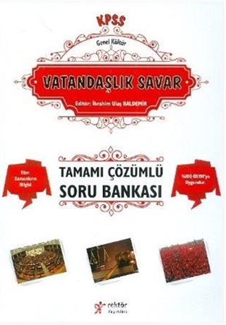 KPSS Genel Kültür Vatandaşlık Savar Tamamı Çözümlü Soru Bankası