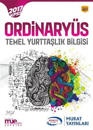 2017 KPSS Ordinaryüs Temel Yurttaşlık Bilgisi Konu Anlatımlı (Kod: 1017)