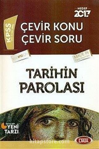 2017 KPSS Tarihin Parolası Çevir Konu Çevir Soru