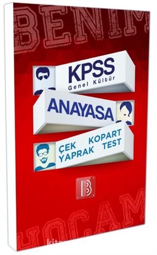 KPSS Genel Kültür Anayasa Çek Kopart Yaprak Test