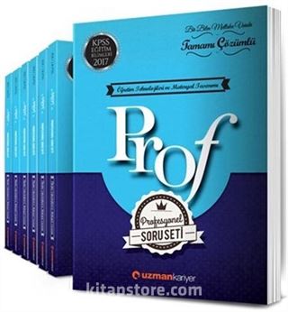 2017 KPSS Eğitim Bilimleri Profesyonel Soru Seti (8 Kitap)