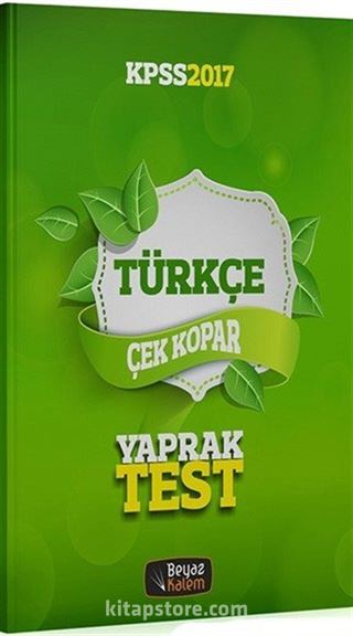 2017 KPSS Türkçe Çek Kopar Yaprak Test