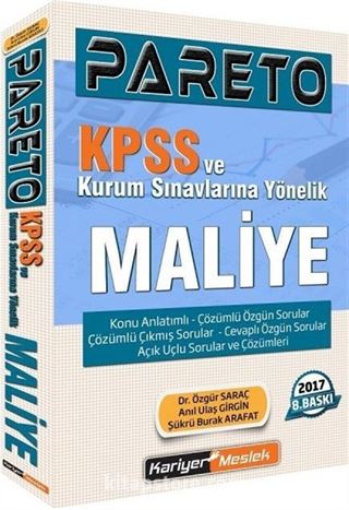 2017 KPSS A Grubu Pareto Maliye Konu Anlatımlı