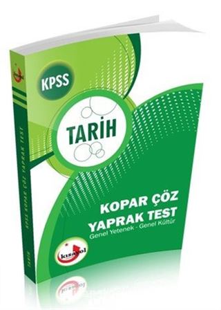 KPSS Tarih Genel Yetenek Genel Kültür Kopar Çöz Yaprak Test
