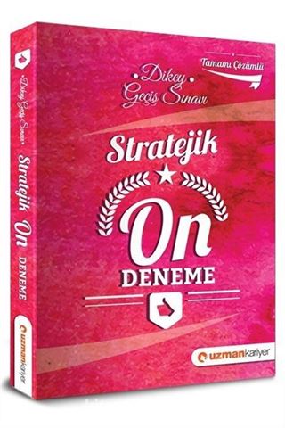 2017 DGS Stratejik 10 Deneme Sınavı Tamamı Çözümlü