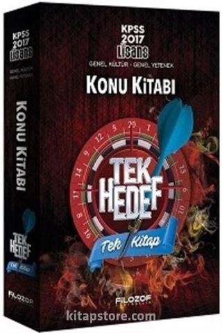 2017 KPSS Lisans Konu Kitabı Tek Hedef Tek Kitap