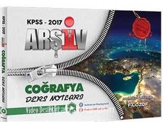 2017 KPSS Arşiv Coğrafya Video Ders Notları