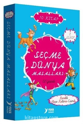 1. Sınıf Seçme Dünya Masalları - El Yazılı (10 Kitap)