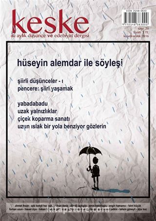 Keşke İki Aylık Düşünce ve Edebiyat Dergisi Sayı:20 Kasım-Aralık 2016