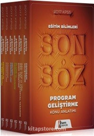 2017 KPSS Eğitim Bilimleri Son Söz Modüler Set (6 Kitap)
