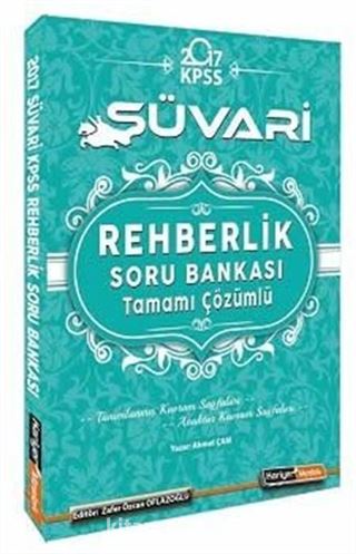 2017 KPSS Süvari Rehberlik Soru Bankası Tamamı Çözümlü
