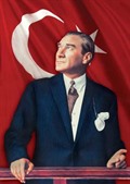 Atatürk ve Türk Bayrağı Puzzle 1000 Parça (Kod:11207)
