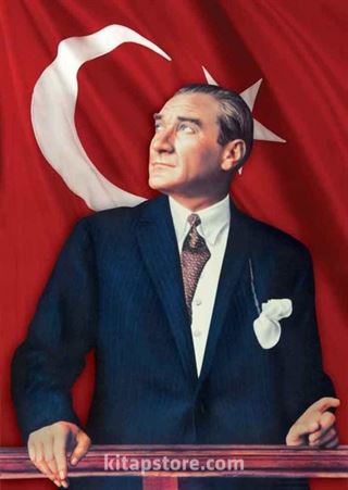 Atatürk ve Türk Bayrağı Puzzle 1000 Parça (Kod:11207)