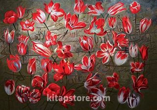 Kırmızı Laleler Puzzle 1000 Parça (Kod:11381)