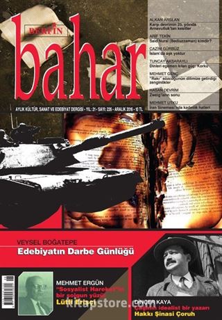 Berfin Bahar Aylık Kültür Sanat ve Edebiyat Dergisi Aralık 2016 Sayı: 226