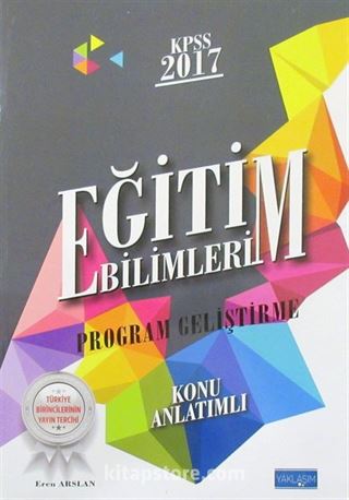 2017 KPSS Eğitim Bilimleri Program Geliştirme Konu Anlatımlı