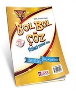 2017 KPSS Genel Yetenek Genel Kültür Türkçe Bol Bol Çöz Yaprak Test (G.Y-G.K ÇÖZ YT-111)