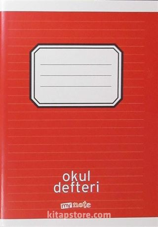 Mynote Okul Defteri (Çizgili-A5- 80 Yp.) (3 Adet)