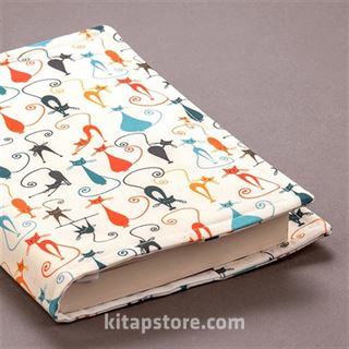 Kitap Kılıfı - Kediler (M - 31x21cm)